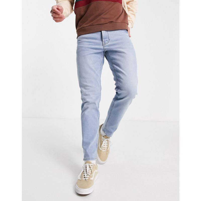 72dHl Uomo DESIGN - Jeans elasticizzati affusolati lavaggio chiaro