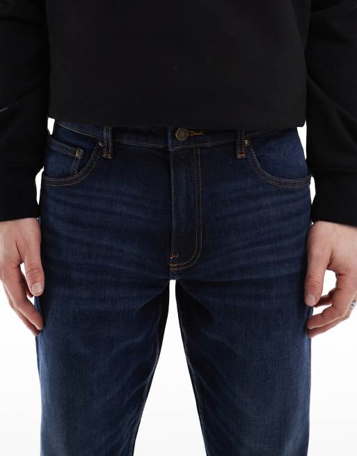 ASOS DESIGN - Jeans elasticizzati affusolati lavaggio scuro, 5 di 5