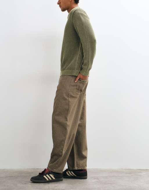 ASOS DESIGN jeans i cocoon-modell i beige, 2 av 5