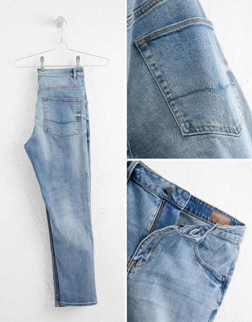 ASOS DESIGN – Jeans in Karottenform in mittlerer Waschung, 4 von 4