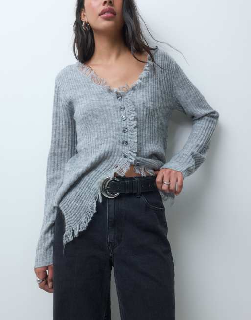 ASOS DESIGN – Jeans in Schwarz mit weitem Bein, Gürtel und Bügelfalte vorne, 5 von 5