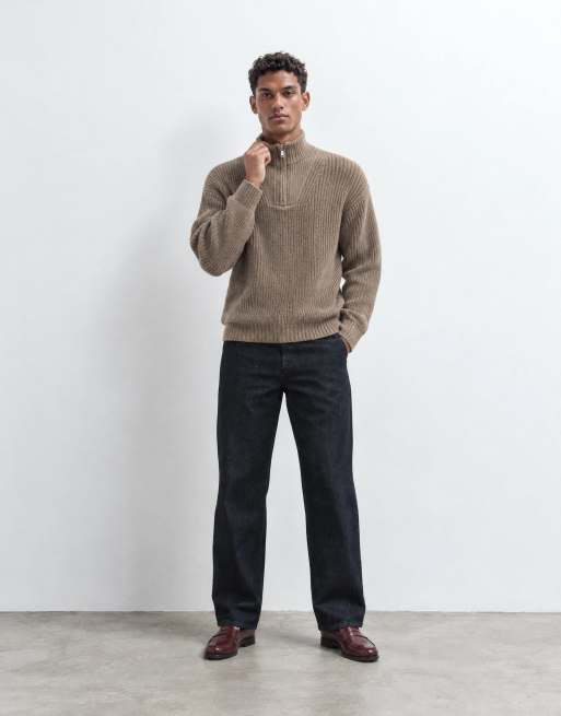 ASOS DESIGN - Jeans larghi blu indaco premium con cimosa, 7 di 11