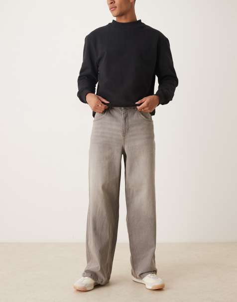 ASOS DESIGN - Jeans marroni sfumati con gamba cilindrica - view 1