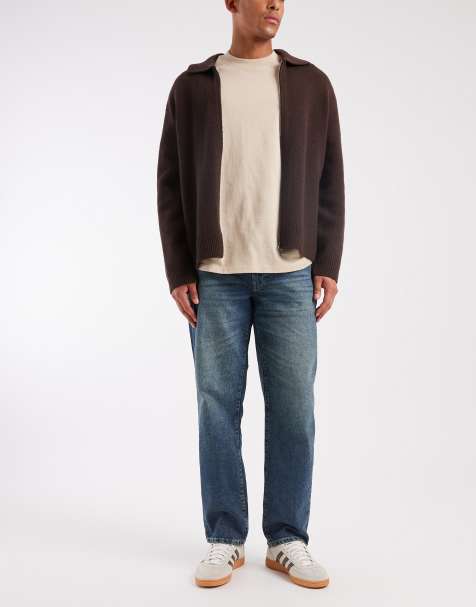 ASOS DESIGN - Jeans med lige ben i blå mellemvask - view 1