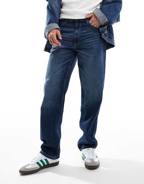 ASOS DESIGN - Jeans med lige ben i mørk vask - view 1