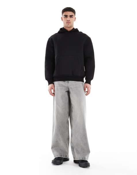 ASOS DESIGN - Jeans med superposet pasform i vintagegrå vask - view 1