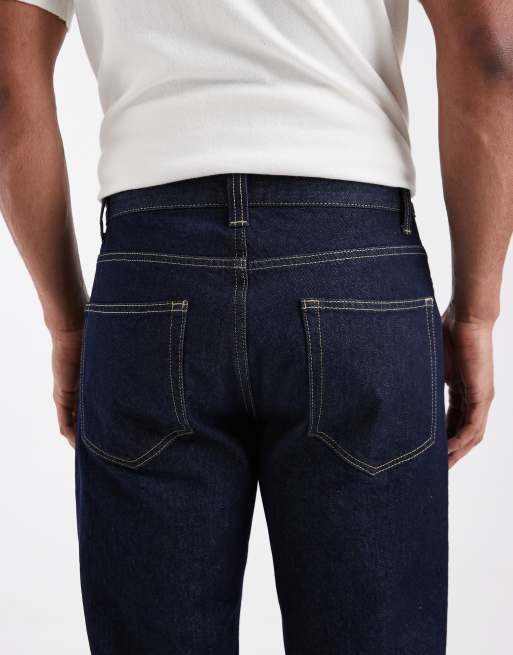 ASOS DESIGN - Jeans med svaj og vide ben i rå vask, 4 af 5