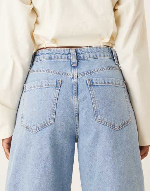 ASOS DESIGN - Jeans met ballonpijpen en riempje in de taille, 4 van 5