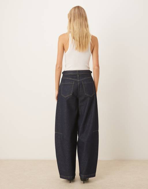 ASOS DESIGN - Jeans met ballonpijpen en riempje in de taille, 3 van 5