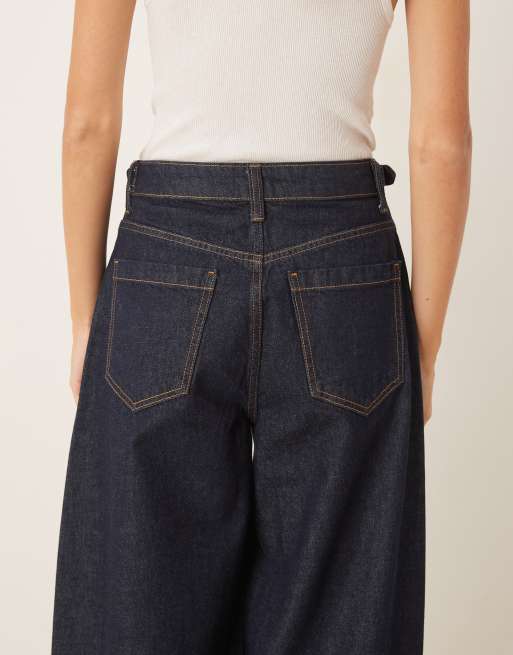 ASOS DESIGN - Jeans met ballonpijpen en riempje in de taille, 5 van 5