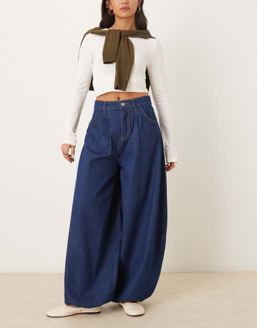 ASOS DESIGN - Jeans met bubbelzoom