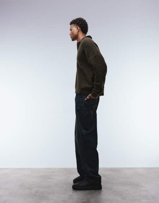 ASOS DESIGN - Jeans met rechte pasvorm in donkere wassing blauw, 2 van 5