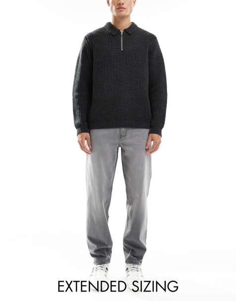 ASOS DESIGN - Jeans met rechte pasvorm in grijs - view 1