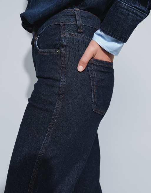 ASOS DESIGN - Jeans met rechte pijpen en comfortstretch in 'rinse', 4 van 5
