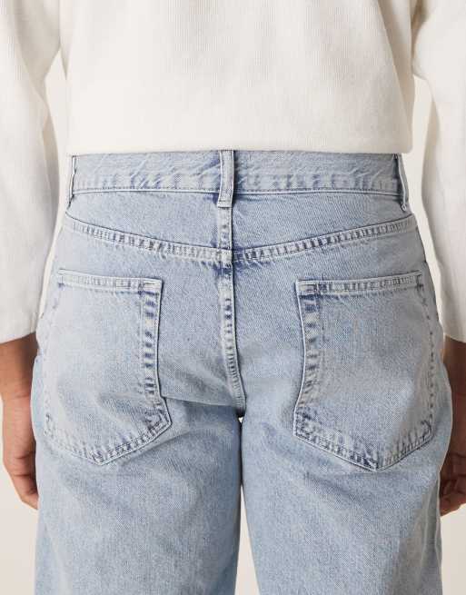 ASOS DESIGN - Jeans met rechte pijpen in lichte wassing blauw, 5 van 5
