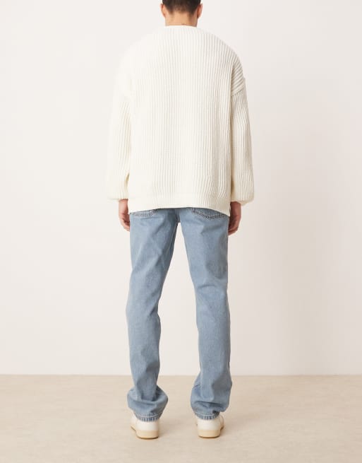 ASOS DESIGN - Jeans met rechte pijpen in middenblauwe wassing , 2 van 5