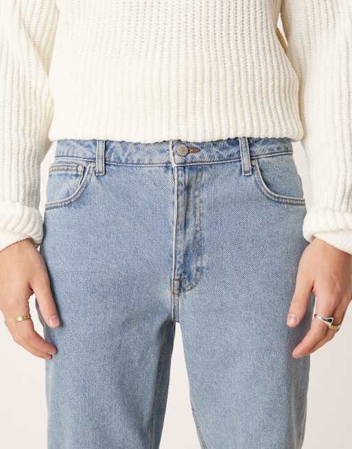 ASOS DESIGN - Jeans met rechte pijpen in middenblauwe wassing , 4 van 5