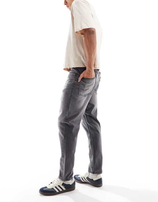 ASOS DESIGN - Jeans met smaltoelopende pasvorm in zwart met wassing, 3 van 5