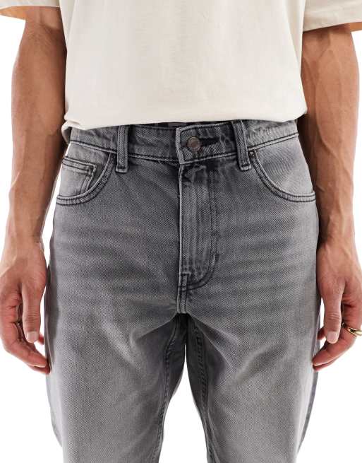 ASOS DESIGN - Jeans met smaltoelopende pasvorm in zwart met wassing, 4 van 5