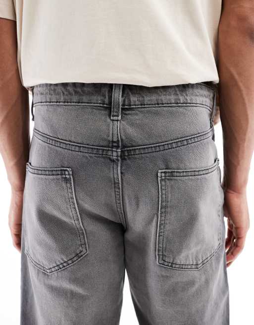 ASOS DESIGN - Jeans met smaltoelopende pasvorm in zwart met wassing, 5 van 5