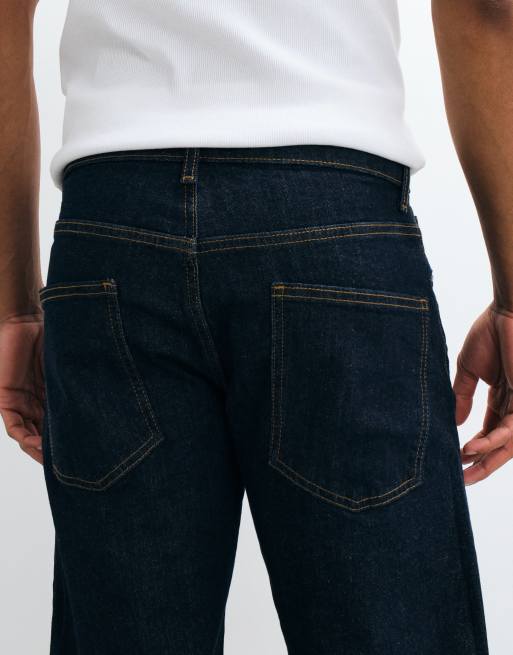 ASOS DESIGN - Jeans met smaltoelopende pijpen in indigo, 4 van 5