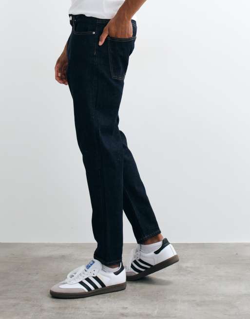 ASOS DESIGN - Jeans met smaltoelopende pijpen in indigo, 5 van 5