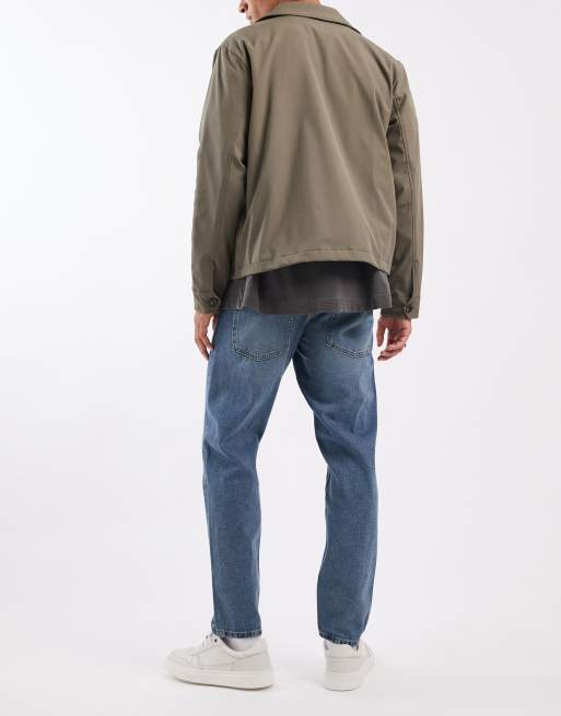 ASOS DESIGN - Jeans met smaltoelopende pijpen in middenblauwe wassing, 3 van 5