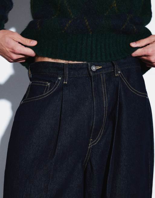 ASOS DESIGN jeans met wijde pijpen in raw indigo, 2 van 5