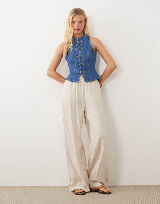 ASOS DESIGN – Jeans-Oberteil mit Stehkragen, 4 von 4