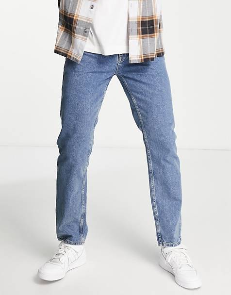 Asos Uomo Abbigliamento Pantaloni e jeans Jeans Jeans straight Jeans comodi sfumato 