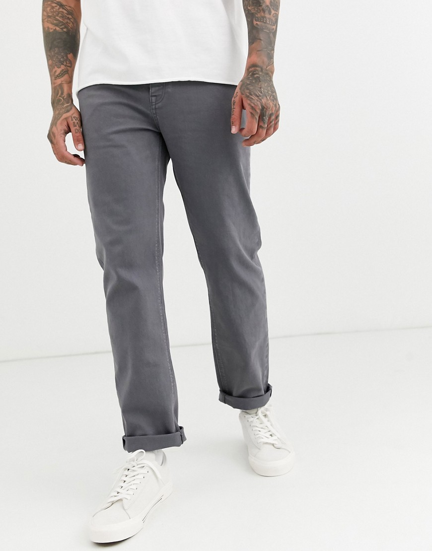 ASOS DESIGN - Jeans original fit grigio medio
