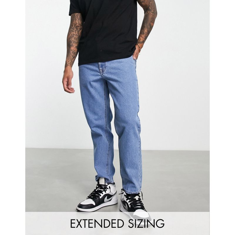Jeans slim Uomo DESIGN - Jeans rigidi classici lavaggio blu medio
