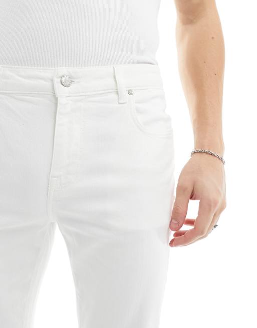 ASOS DESIGN - Jeans skinny bianchi, 2 di 5
