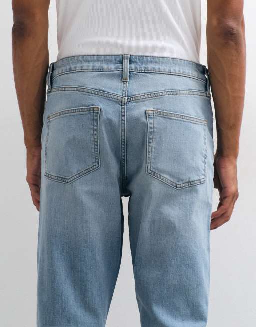 ASOS DESIGN - Jeans skinny blu lavaggio chiaro, 3 di 5