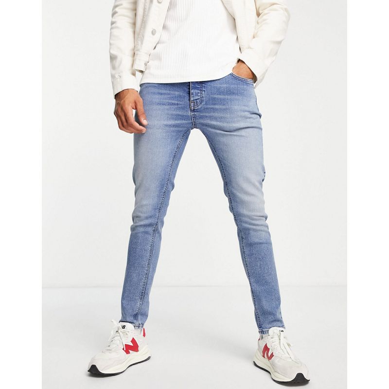 DESIGN - Jeans skinny in misto cotone organico tinto lavaggio chiaro