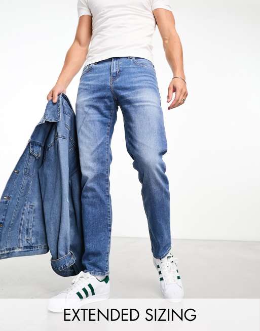 CerbeShops DESIGN - Jeans slim blu medio slavato