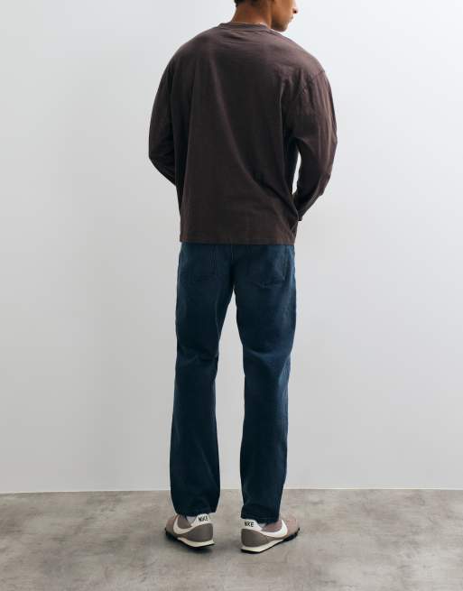 ASOS DESIGN jeans slim blu sovratinti con sfumatura, 3 di 5
