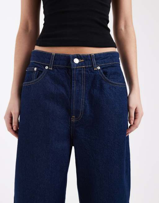 ASOS DESIGN - Jeans slim con gamba bombata rinse wash , 5 di 5