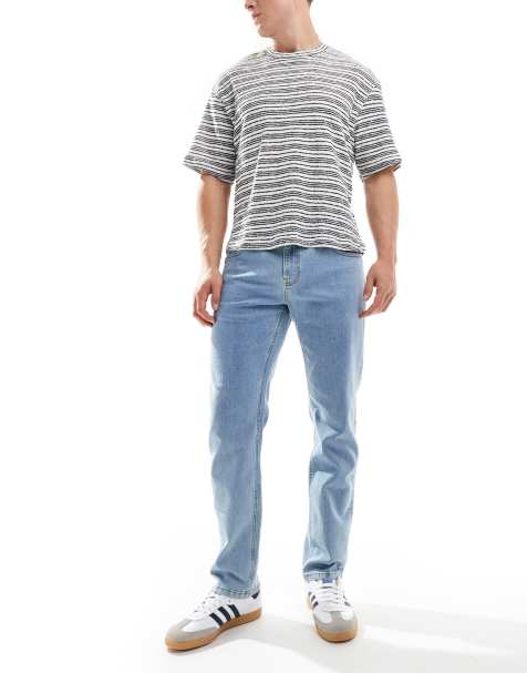 ASOS DESIGN - Jeans slim elasticizzati lavaggio chiaro - view 1
