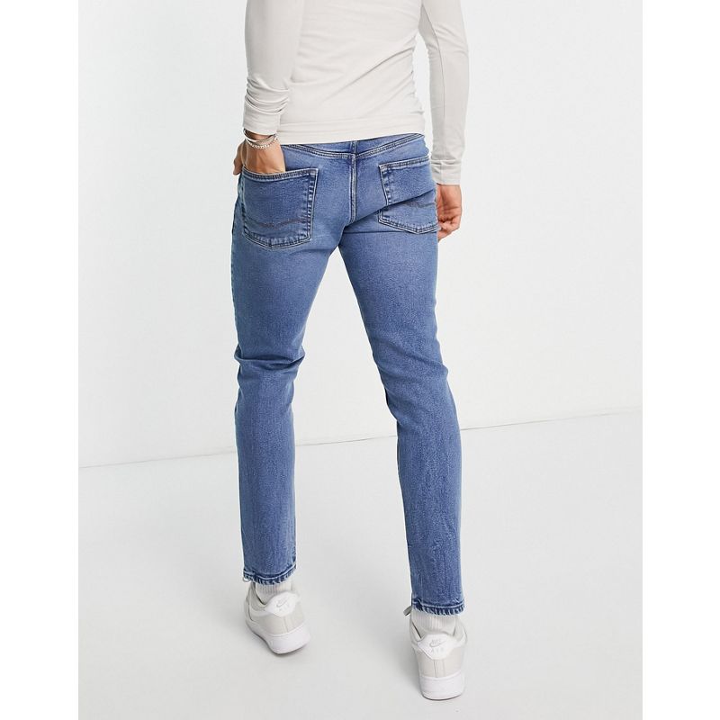 Jeans Jeans slim DESIGN - Jeans slim elasticizzati lavaggio medio con abrasioni 