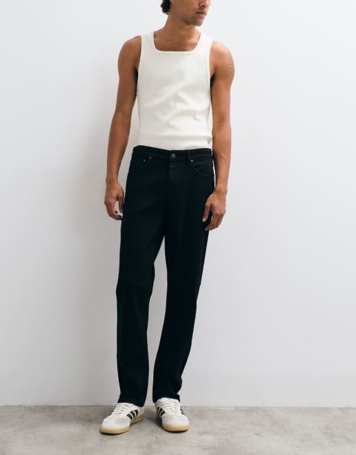 ASOS DESIGN jeans slim elasticizzati neri - BLACK, 3 di 5