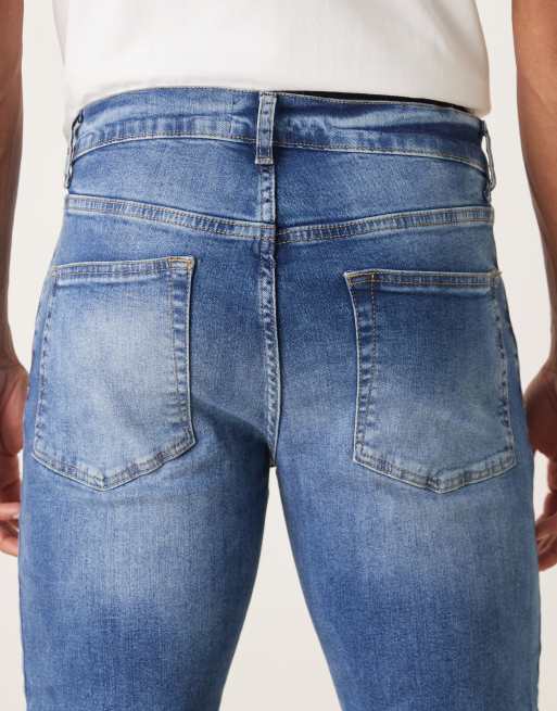 ASOS DESIGN - Jeans slim lavaggio azzurro, 5 di 5