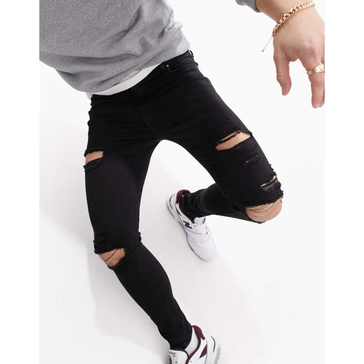 Jeans neri e scarpe eleganti  Ripped jeans outfit, Black ripped jeans  outfit, Black ripped jeans