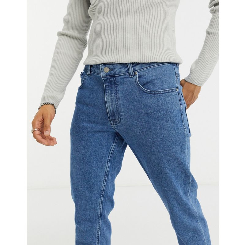 Jeans Jeans affusolati DESIGN - Jeans stretch affusolati lavaggio blu medio rétro