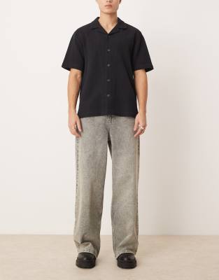 ASOS DESIGN - Jeans super ampi grigi con sfumature verdi - view 1
