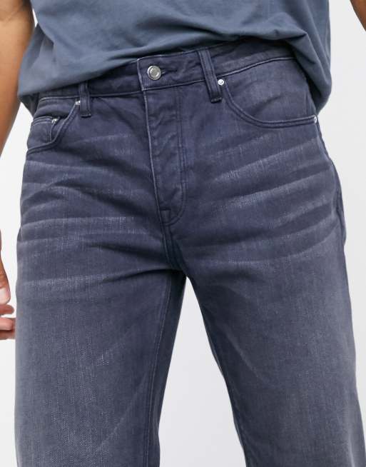 ASOS DESIGN - Jeans vestibilità originale blu velato scuro, 3 di 4