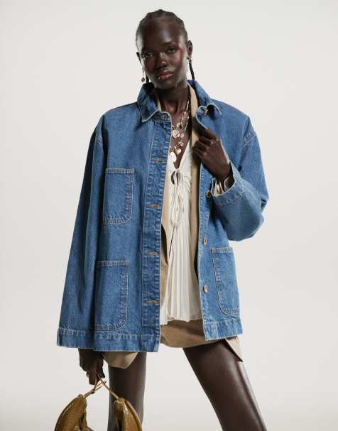 ASOS DESIGN – Jeansjacka med fickor - view 1