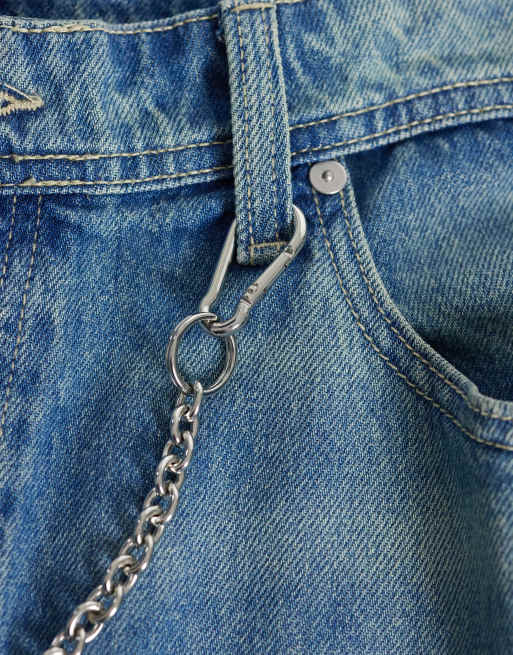 ASOS DESIGN jeanskedja i silver, 4 av 4