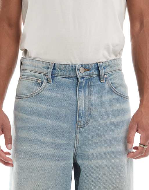 ASOS DESIGN jeansy o bardzo luźnym kroju w jasnoniebieskim denimie, 5 z 5
