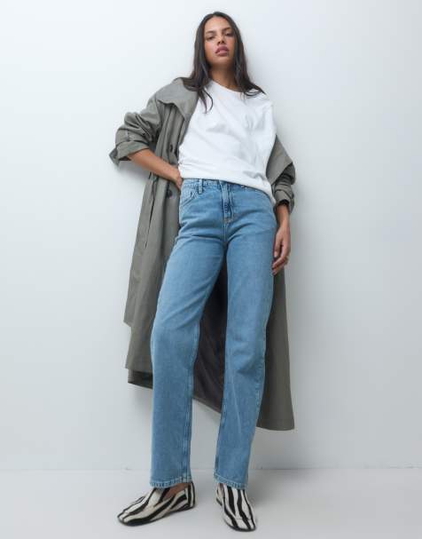 ASOS DESIGN jeansy o prostym kroju w jasnym odcieniu denimu - view 1